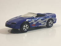 2001 Hot Wheels Power Launcher Camaro Convertible Dark Blue Die Cast Toy Car Vehicle