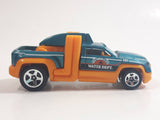 2012 Hot Wheels HW City Works Diesel Duty Truck Dark Teal Green and Orange Die Cast Toy Car Vehicle