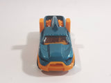 2012 Hot Wheels HW City Works Diesel Duty Truck Dark Teal Green and Orange Die Cast Toy Car Vehicle