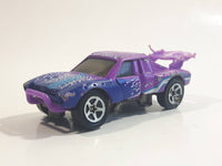 Rare 1998 Hot Wheels Crashers Boulder Basher Bending Purple Die Cast Toy Car Vehicle