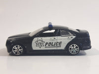 MotorMax No. 6109 PD Police Black and White 1/64 Scale Die Cast Toy Car Vehicle