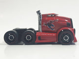 2006 MGA Marvel Comics Spider-Man 3 Movie Rig Action Sequence 8 Semi Truck Red Die Cast Toy Car Vehicle