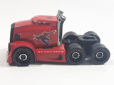 2006 MGA Marvel Comics Spider-Man 3 Movie Rig Action Sequence 8 Semi Truck Red Die Cast Toy Car Vehicle