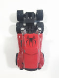 2006 MGA Marvel Comics Spider-Man 3 Movie Rig Action Sequence 8 Semi Truck Red Die Cast Toy Car Vehicle