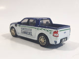 2007 Upper Deck Vancouver Canucks NHL Ice Hockey Ford SVT Adrenaline Concept Truck Dark Blue and White Die Cast Toy Car Vehicle
