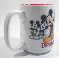 Authentic Original Disney Parks Walt Disney World Mickey Mouse 3D White and Red Ceramic Coffee Mug - Cartoon Character Collectible