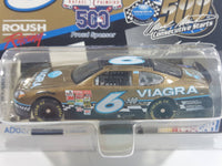 2003 Team Caliber Pit Stop Issue #58 NASCAR Roush Racing #6 Mark Martin 500 Consecutive Starts Viagra Rafael Palmero Ford Taurus Gold Die Cast Toy Race Car Vehicle  New in Package