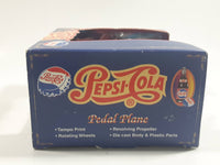 Vintage Golden Wheels Pepsi-Cola Pedal Plane Airplane Dark Blue and Red Die Cast Toy Car Aircraft Vehicle New in Box