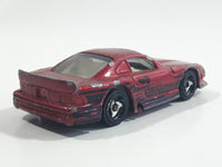 2000 Hot Wheels Mustang Cobra Metalflake Red Die Cast Toy Car Vehicle
