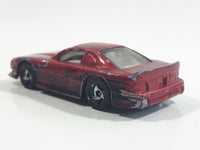 2000 Hot Wheels Mustang Cobra Metalflake Red Die Cast Toy Car Vehicle