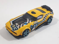 2012 Hot Wheels Thrill Racers City Stunt Fast Fish Yellow Die Cast Toy Race Car Vehicle