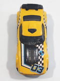 2012 Hot Wheels Thrill Racers City Stunt Fast Fish Yellow Die Cast Toy Race Car Vehicle