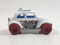 2015 Hot Wheels Stunt Devil Baja Bug Stunt Team White Die Cast Toy Car Vehicle