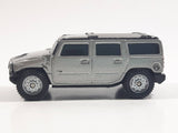 Maisto Hummer H2 Silver Grey Die Cast Toy Truck SUV Vehicle