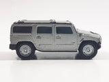 Maisto Hummer H2 Silver Grey Die Cast Toy Truck SUV Vehicle