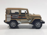 2013 Matchbox MBX Explorers Mountain Outdoors Sportsmen 1968 Toyota Land Cruiser (FJ40) Gold Die Cast Toy Car Vehicle