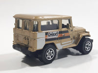 2013 Matchbox MBX Explorers Mountain Outdoors Sportsmen 1968 Toyota Land Cruiser (FJ40) Gold Die Cast Toy Car Vehicle