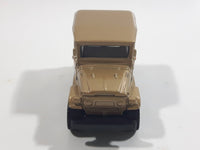 2013 Matchbox MBX Explorers Mountain Outdoors Sportsmen 1968 Toyota Land Cruiser (FJ40) Gold Die Cast Toy Car Vehicle