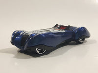 2002 Hot Wheels Masters of the Universe He-Man Phantastique Skeletor Metalflake Dark Blue Die Cast Toy Car Vehicle