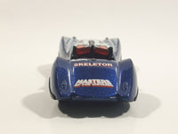 2002 Hot Wheels Masters of the Universe He-Man Phantastique Skeletor Metalflake Dark Blue Die Cast Toy Car Vehicle