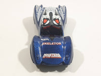 2002 Hot Wheels Masters of the Universe He-Man Phantastique Skeletor Metalflake Dark Blue Die Cast Toy Car Vehicle