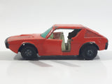Vintage 1974 Lesney Matchbox Superfast No. 62 Renault 17 TL Orange Die Cast Toy Car Vehicle with Opening Doors