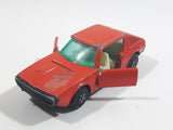 Vintage 1974 Lesney Matchbox Superfast No. 62 Renault 17 TL Orange Die Cast Toy Car Vehicle with Opening Doors