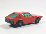 Vintage 1974 Lesney Matchbox Superfast No. 62 Renault 17 TL Orange Die Cast Toy Car Vehicle with Opening Doors