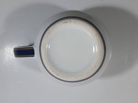 Tetley Teas Since 1837 White and Dark Blue Ceramic Tea Creamer Jug Pitcher