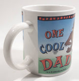 Gibson Bros Looney Tunes Taz Tasmanian Devil Cartoon Character "My Dad Can Do Anything" "One Cool Dad" Ceramic Coffee Mug Television Collectible