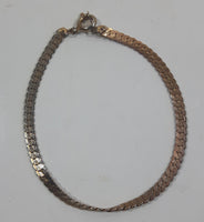 Gold Tone Metal 6 3/4" Long Bracelet