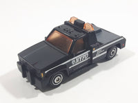 2016 Matchbox Police Rescue GMC Wrecker Truck NYPD Cops Black Die Cast Toy Car Vehicle