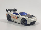 Rare 2005 Hot Wheels AcceleRacers Teku Power Rage White #7 Plastic Body Die Cast Toy Car Vehicle