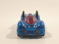 1997 Hot Wheels Phantom Racers Power Pipes Clear Blue Plastic Body Die Cast Toy Car Vehicle