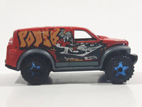 2015 Hot Wheels Graffiti Rides Power Panel Red Die Cast Toy Car Vehicle