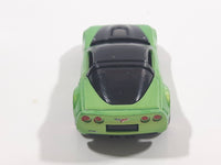 2009 Hot Wheels Faster Than Ever '09 Corvette ZR1 Metallic Green Die Cast Toy Car Vehicle