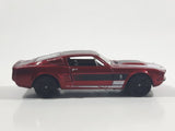 2011 Hot Wheels Muscle Mania '67 Shelby GT500 Metallic Red Die Cast Toy Muscle Car Vehicle
