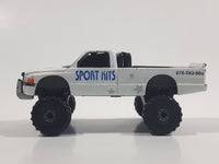 RealToy 4x4 Lifted Dodge Ram Pickup Truck "Sports Kits" "Champion" "Tech Sport Racing Equipment" White Die Cast Toy Car Vehicle