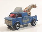1999 Matchbox Scrapyard Breakdown Van Matte Blue Die Cast Toy Car Vehicle