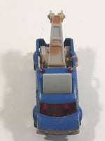 1999 Matchbox Scrapyard Breakdown Van Matte Blue Die Cast Toy Car Vehicle