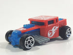 2015 Hot Wheels Bone Shaker Red Blue Plastic Body Pullback Motorized Friction Die Cast Toy Car Vehicle McDonald's Happy Meal