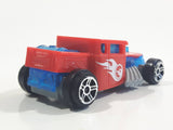 2015 Hot Wheels Bone Shaker Red Blue Plastic Body Pullback Motorized Friction Die Cast Toy Car Vehicle McDonald's Happy Meal