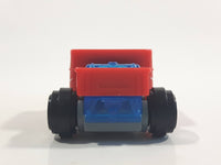 2015 Hot Wheels Bone Shaker Red Blue Plastic Body Pullback Motorized Friction Die Cast Toy Car Vehicle McDonald's Happy Meal