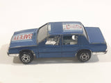 Vintage Summer Marz Karz Volvo 760 Sedan Safety #1 Blue No. 8802 Die Cast Toy Car Vehicle Made in China