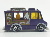 2009 Hot Wheels HW City Works Good Humor Truck "Mike McCone's Ice Cream" Purple Catering Food Truck Die Cast Toy Car Vehicle