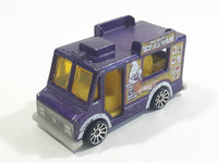 2009 Hot Wheels HW City Works Good Humor Truck "Mike McCone's Ice Cream" Purple Catering Food Truck Die Cast Toy Car Vehicle