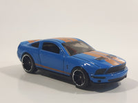 2008 Hot Wheels '07 Shelby GT500 Enamel Light Blue Die Cast Toy Muscle Car Vehicle