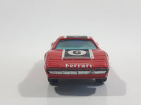 Vintage Yatming No. 1025 Ferrari 512 BB Berlinetta Boxer #6 Red Die Cast Toy Dream Sports Car Vehicle - Made in Hong Kong