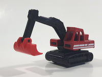 1995 Matchbox Atlas Excavator Red Die Cast Toy Car Construction Equipment Vehicle