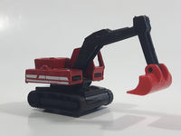 1995 Matchbox Atlas Excavator Red Die Cast Toy Car Construction Equipment Vehicle